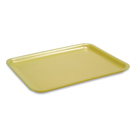 Pactiv Evergreen Supermarket Trays, No 2, 8.38 x 5.88 x 1.21, Yellow, PK500 51P302